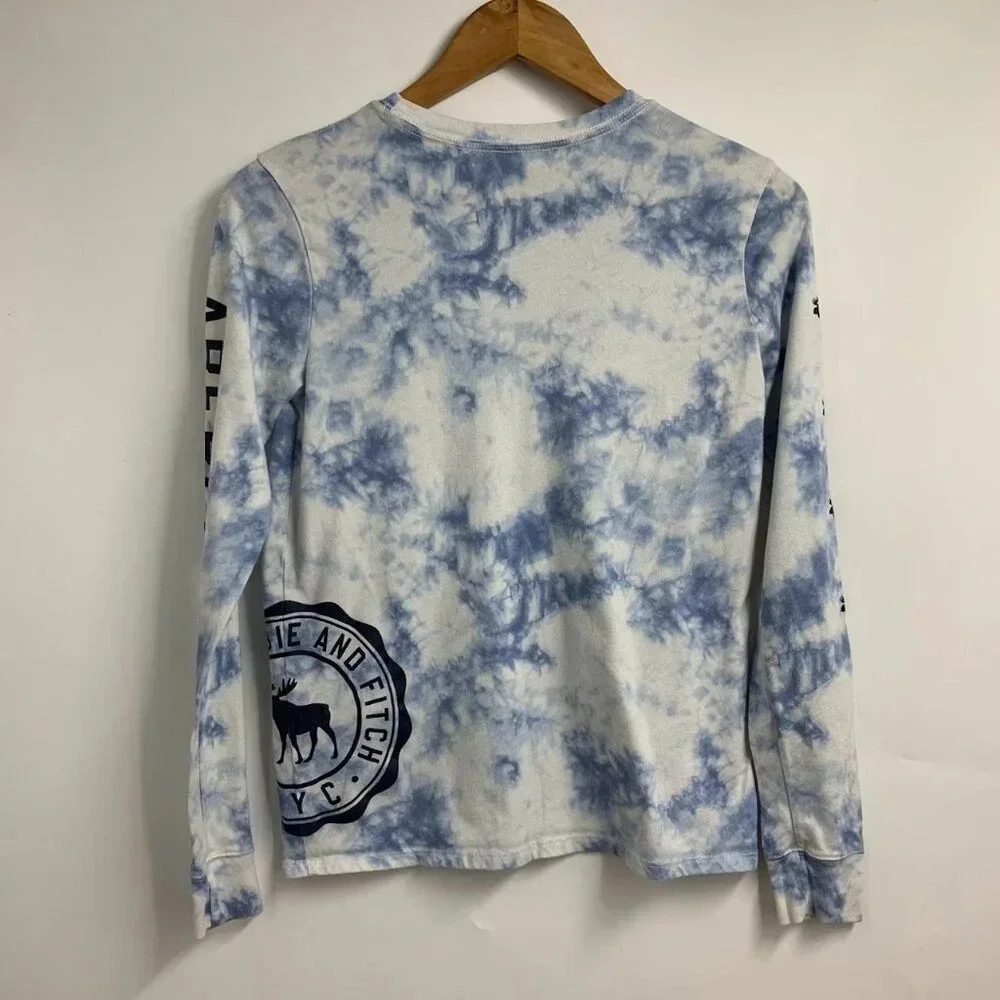 Abercrombie&Fitch Boys Camouflage & Tie Dye Long Sleeve Crew Neck Shirts Sz 11/1